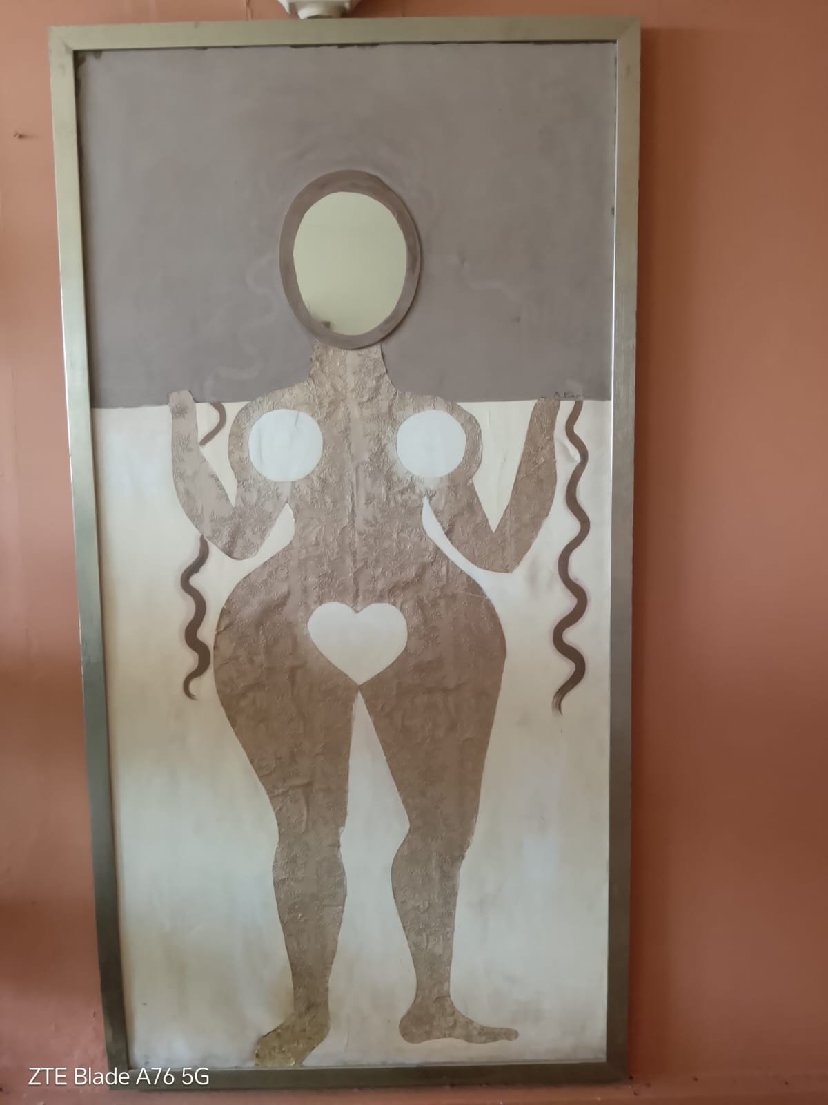 Mujer espejo — abstracto, obra de Aurora Barney Durán