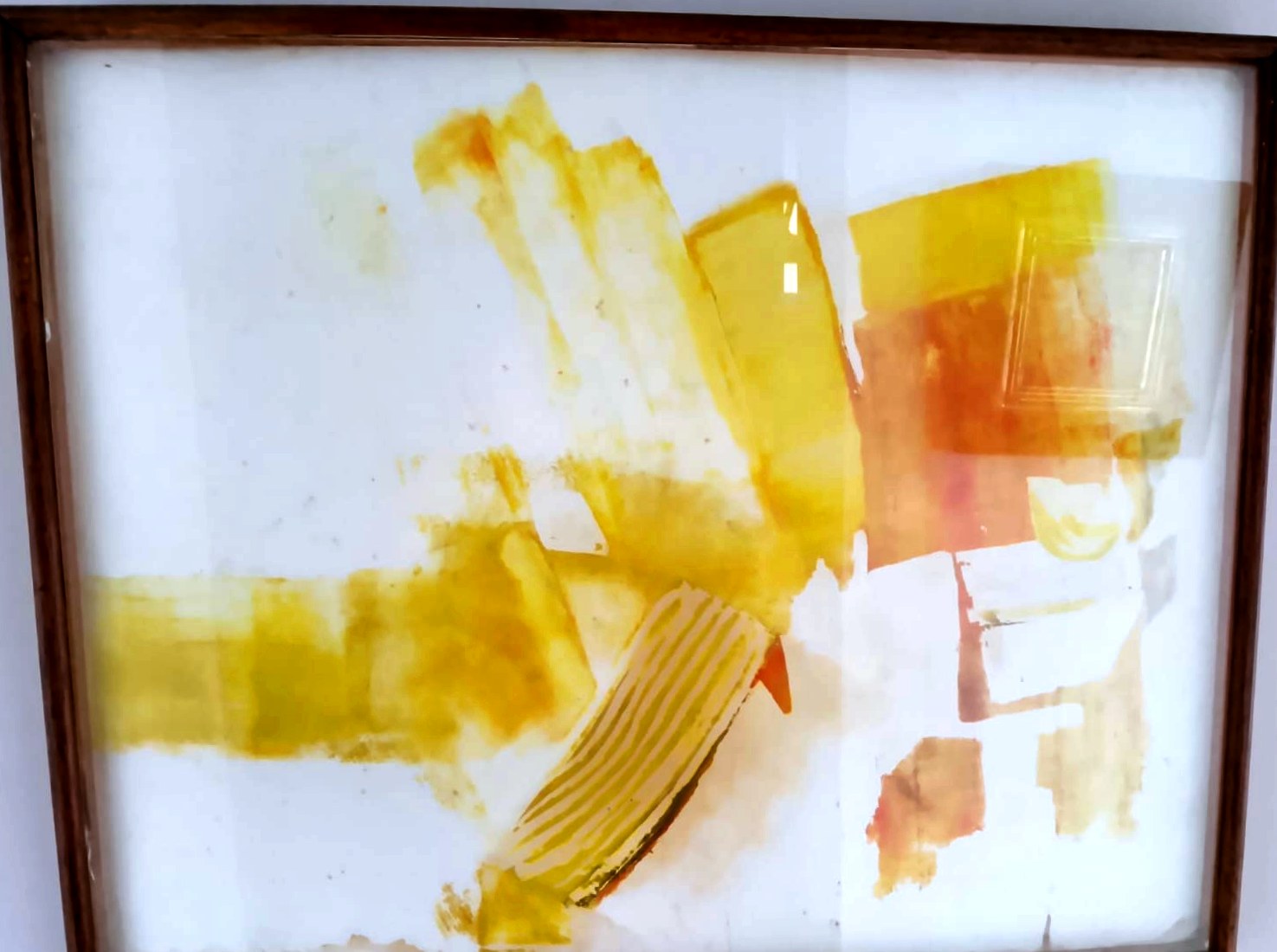 Ocres II — Acuarela sobre papel, obra de Aurora Barney Durán